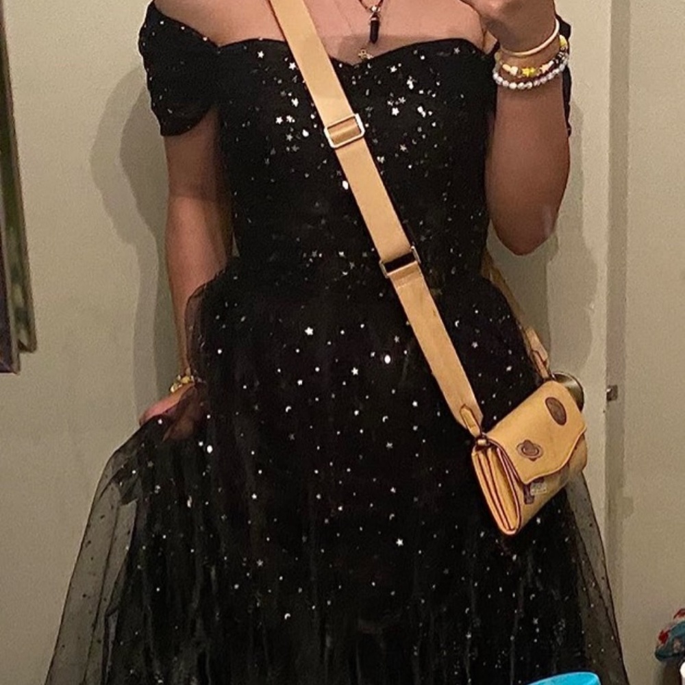 NEW Black Sparkle Dress - Size 16